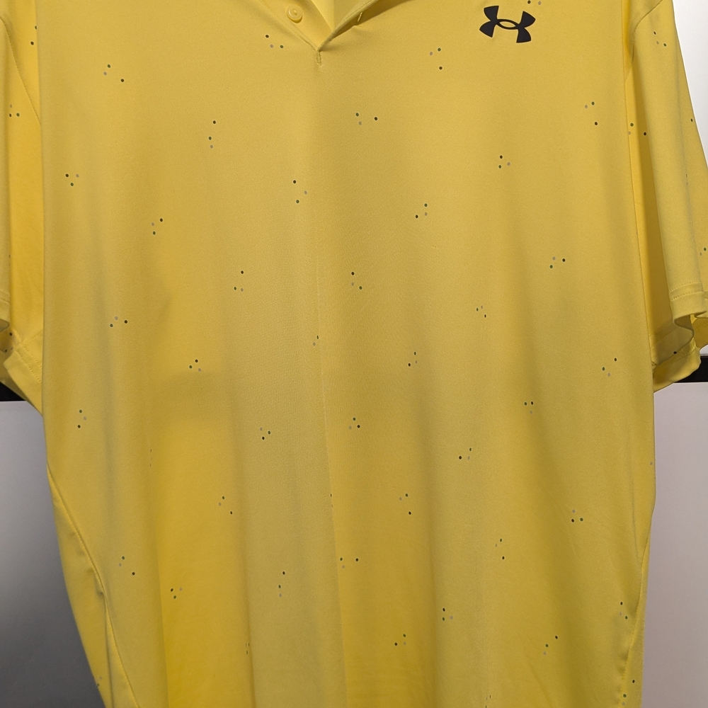 Under Armour Men's Polo Shirt in Bright Yellow